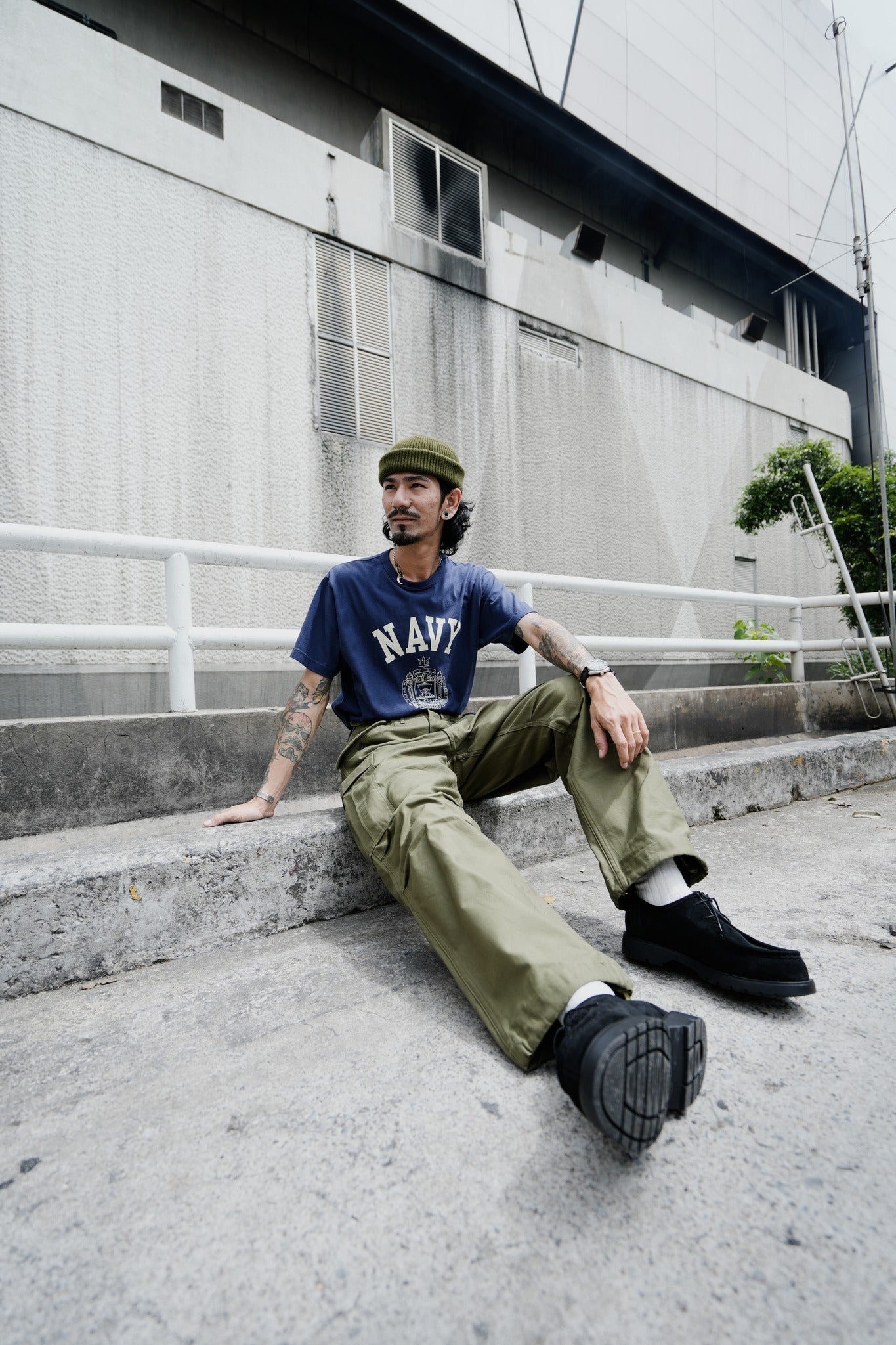 BR79513 S/S T-SHIRT "NAVY" - NAVY