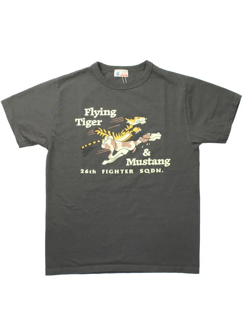 BR79511 S/S T-SHIRT "26th FIGHTER SQ." - BLACK