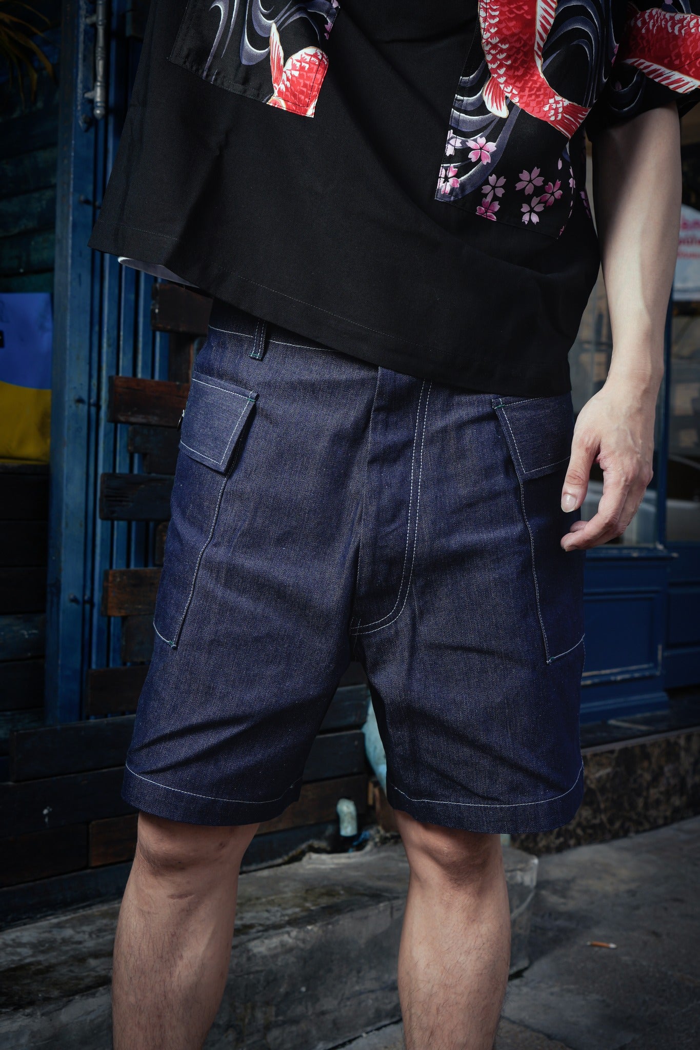 P43 SHORT PANTS - 9oz Denim