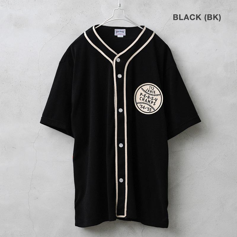 41231 PILE BASEBALL SHIRT - BLACK
