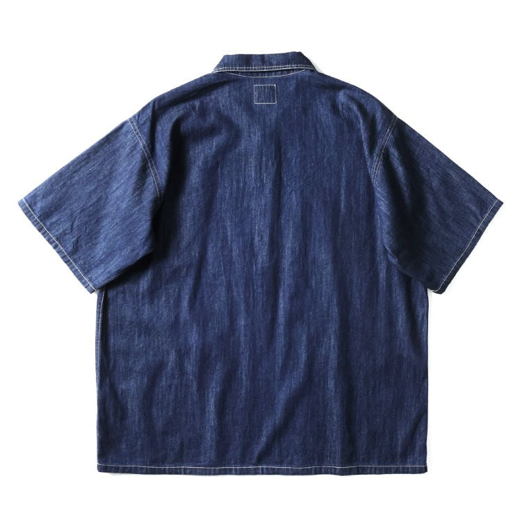 41234 PULLOVER S/S SHIRT - INDIGO