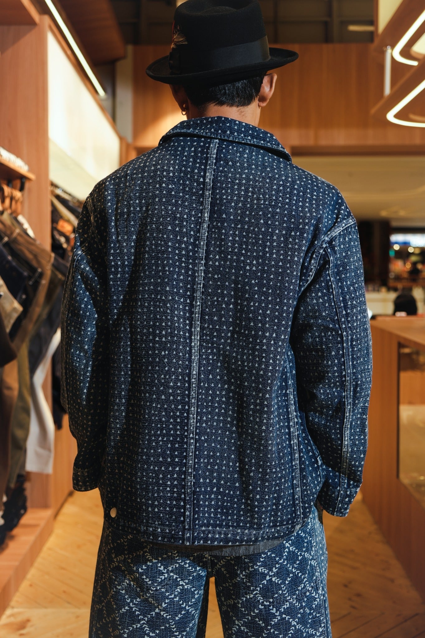 WABASH ZIMBABWE COTTON JACKET - INDIGO