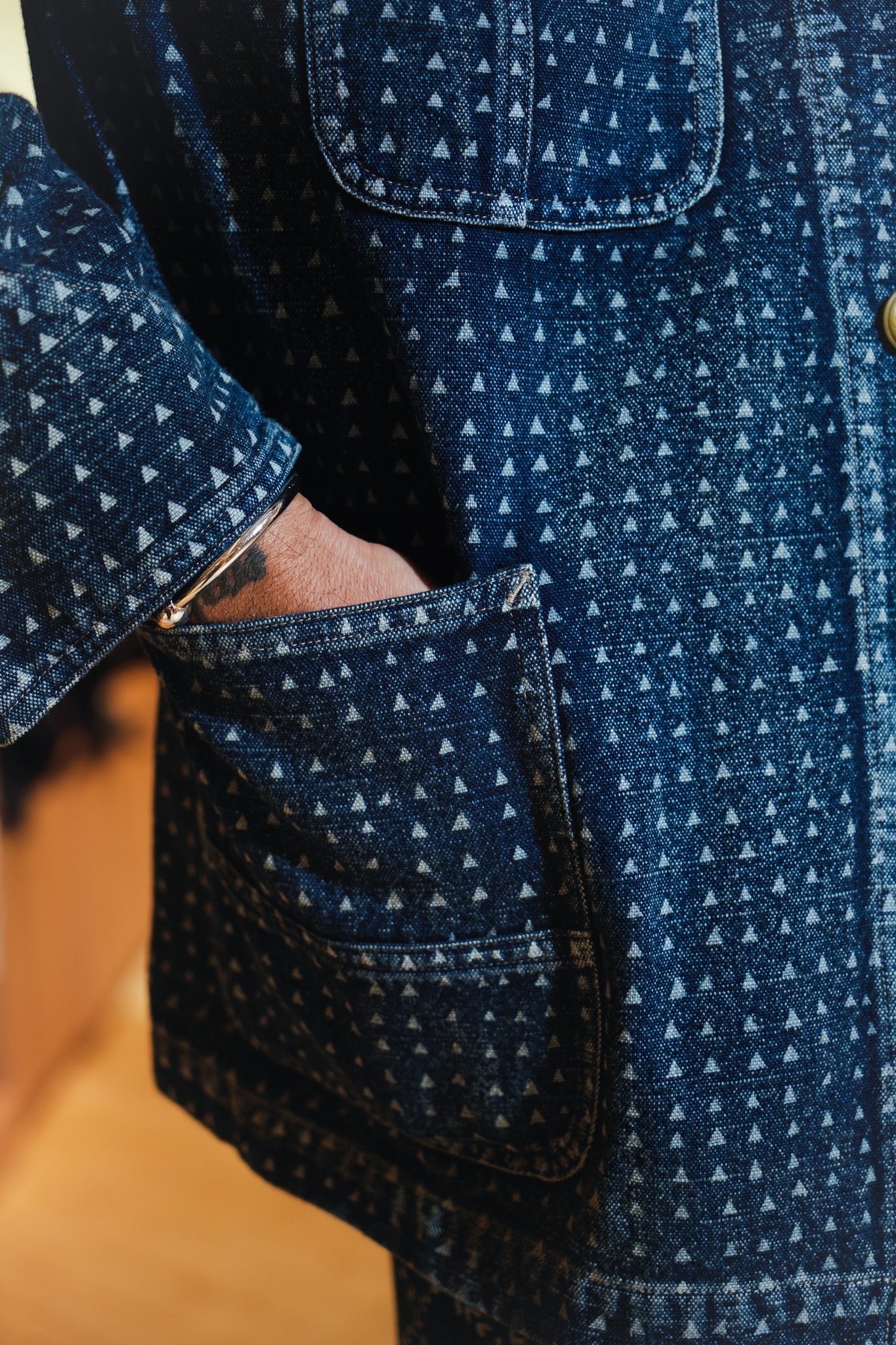 WABASH ZIMBABWE COTTON JACKET - INDIGO