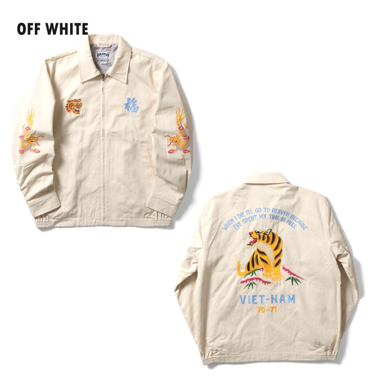 51350 VIETNAM JACKET (TIGER) - OFF WHITE