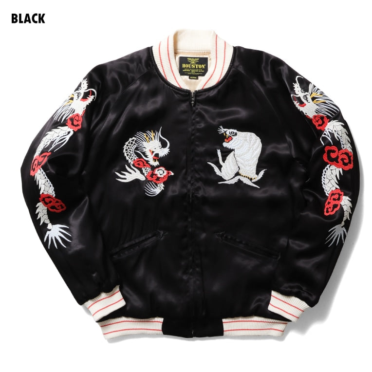 51400 SOUVENIR JACKET (DEVIL CATS) - BLACK