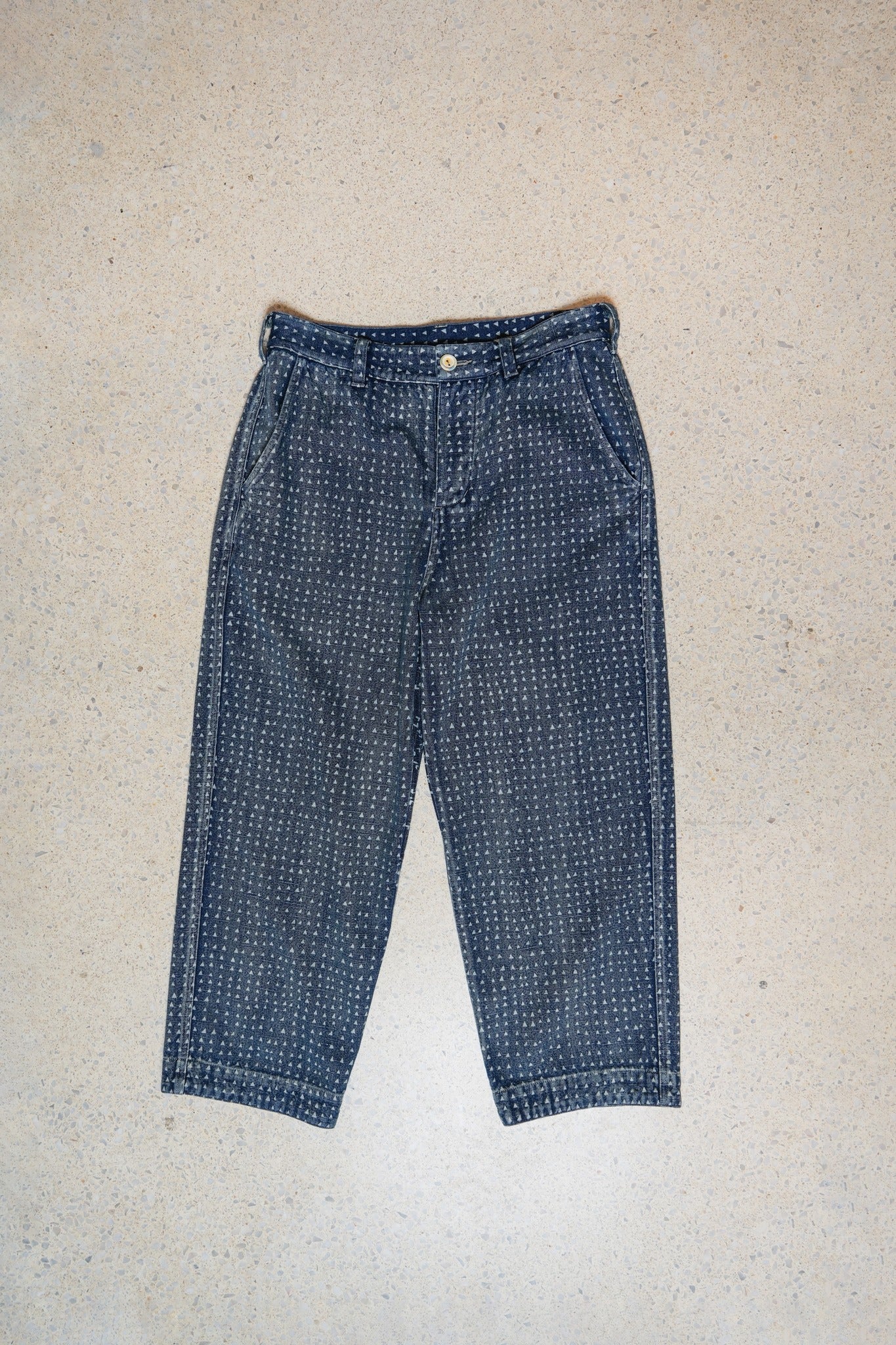 WABASH ZIMBABWE STRAIGHT-LEG PANTS - INDIGO