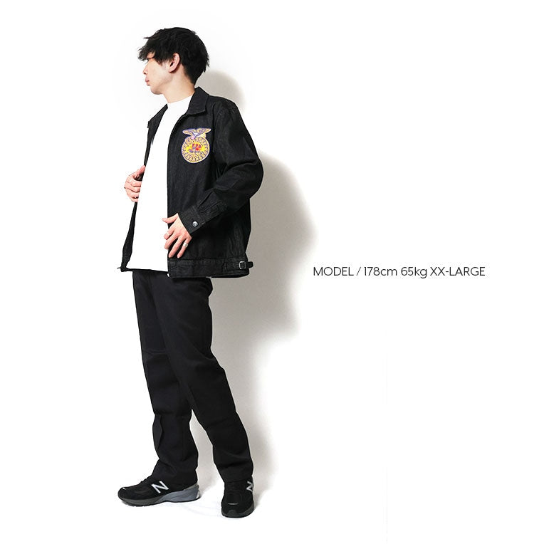 51481 DENIM FFA JACKET - BLACK