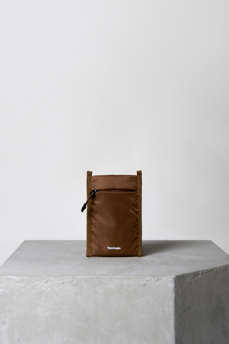 WARES BAGS PHONE SLEEVE - BRONZE SATIN