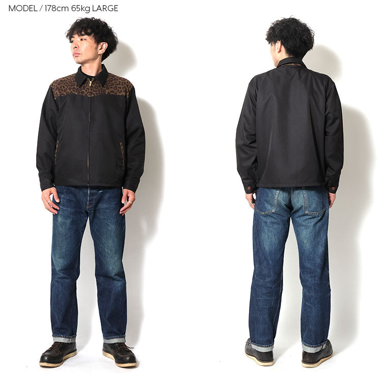 51553 SWING TOP (LEOPARD) - BLACK