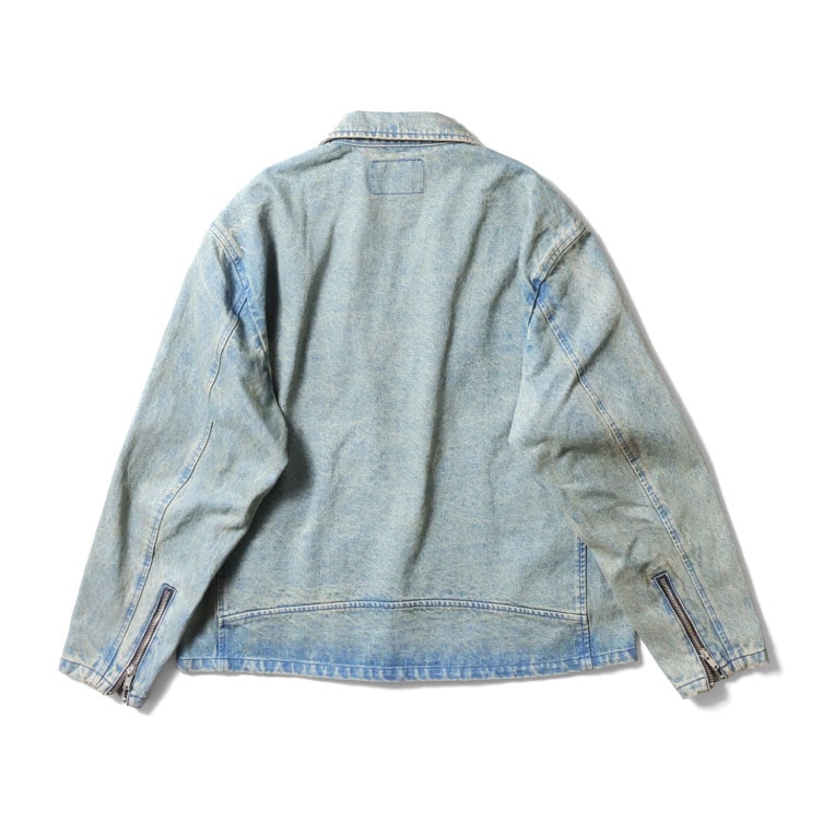 51562 DENIM DOUBLE RIDERS JACKET - INDIGO VINTAGE WASH
