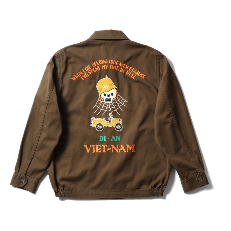 51577 VIETNAM JACKET (SKULL) - OLIVE DRAB
