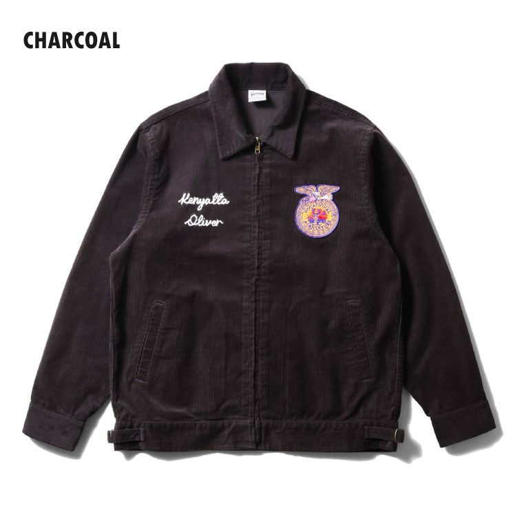 51596 CORDUROY FFA JACKET - CHARCOAL