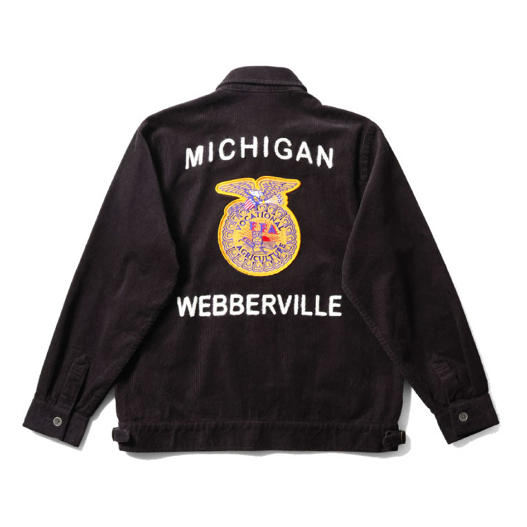 51596 CORDUROY FFA JACKET - CHARCOAL