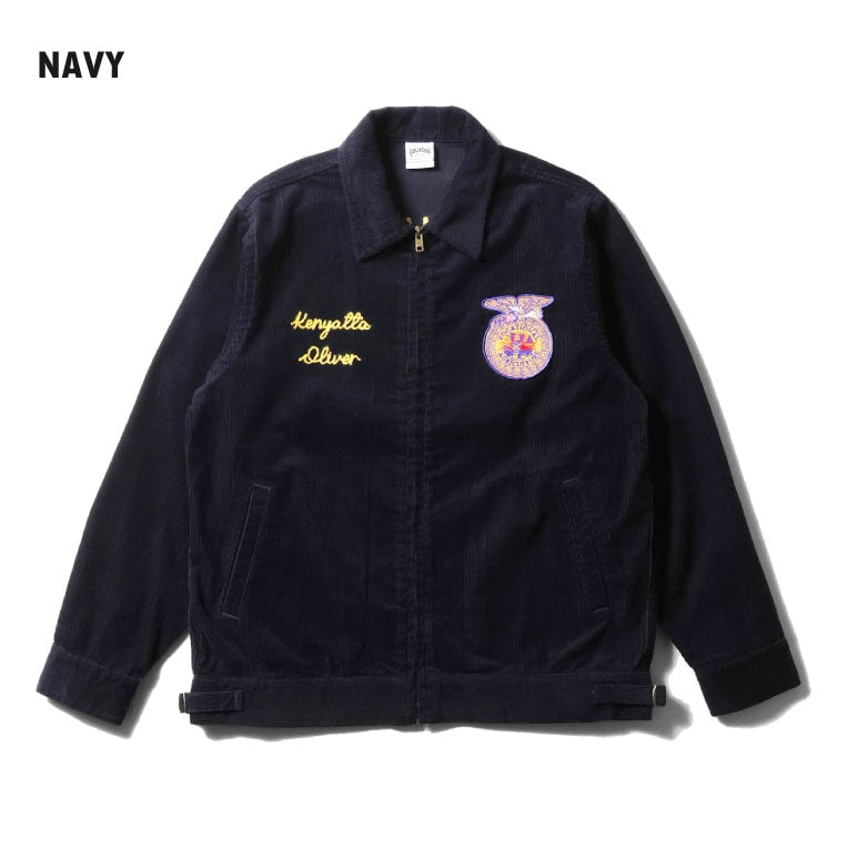 51596 CORDUROY FFA JACKET - NAVY