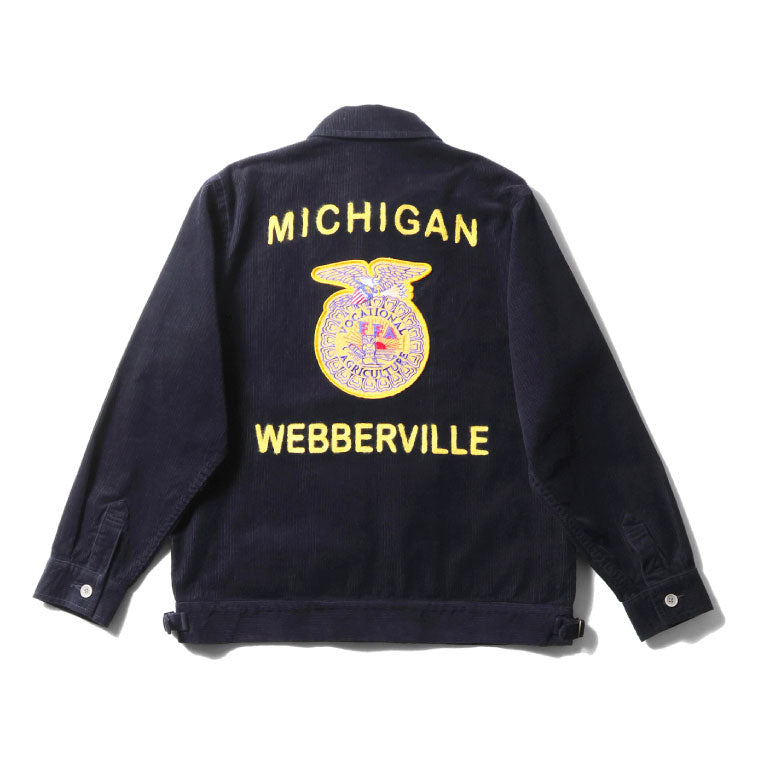 51596 CORDUROY FFA JACKET - NAVY