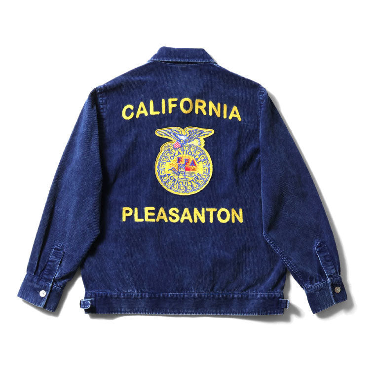 51597 INDIGO CORDUROY FFA JACKET - INDIGO VINTAGE WASH
