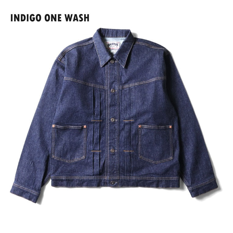 51604 CONE DENIM WW2 TYPE101 TRACK JACKET - INDIGO ONE WASH