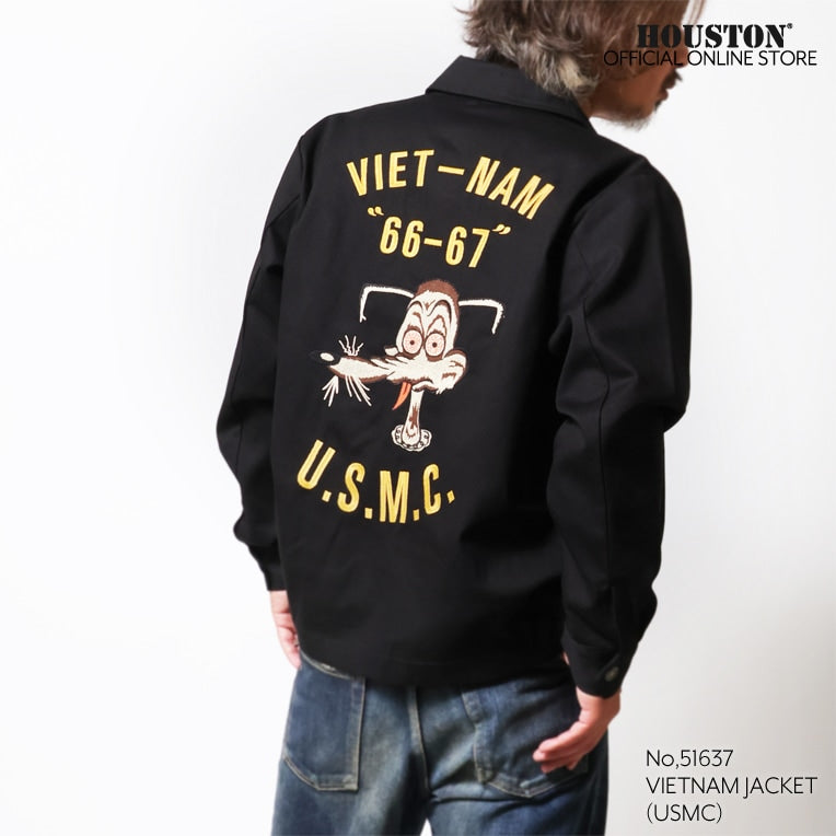 51637 VIETNAM JACKET (USMC) - BLACK