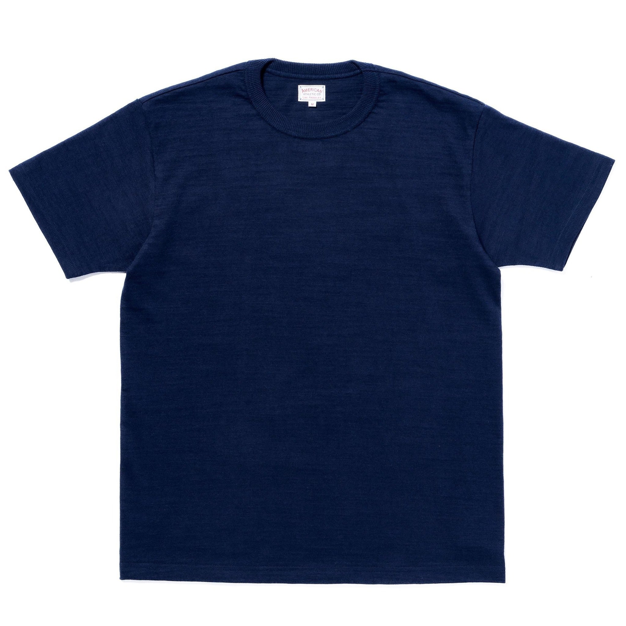 MC19010 ATHLETIC T-SHIRT / LOOP-WHEEL - NAVY
