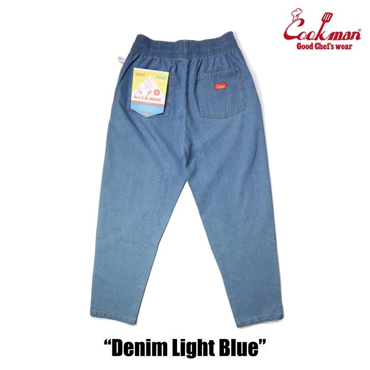 CHEF PANTS DENIM - LIGHT BLUE