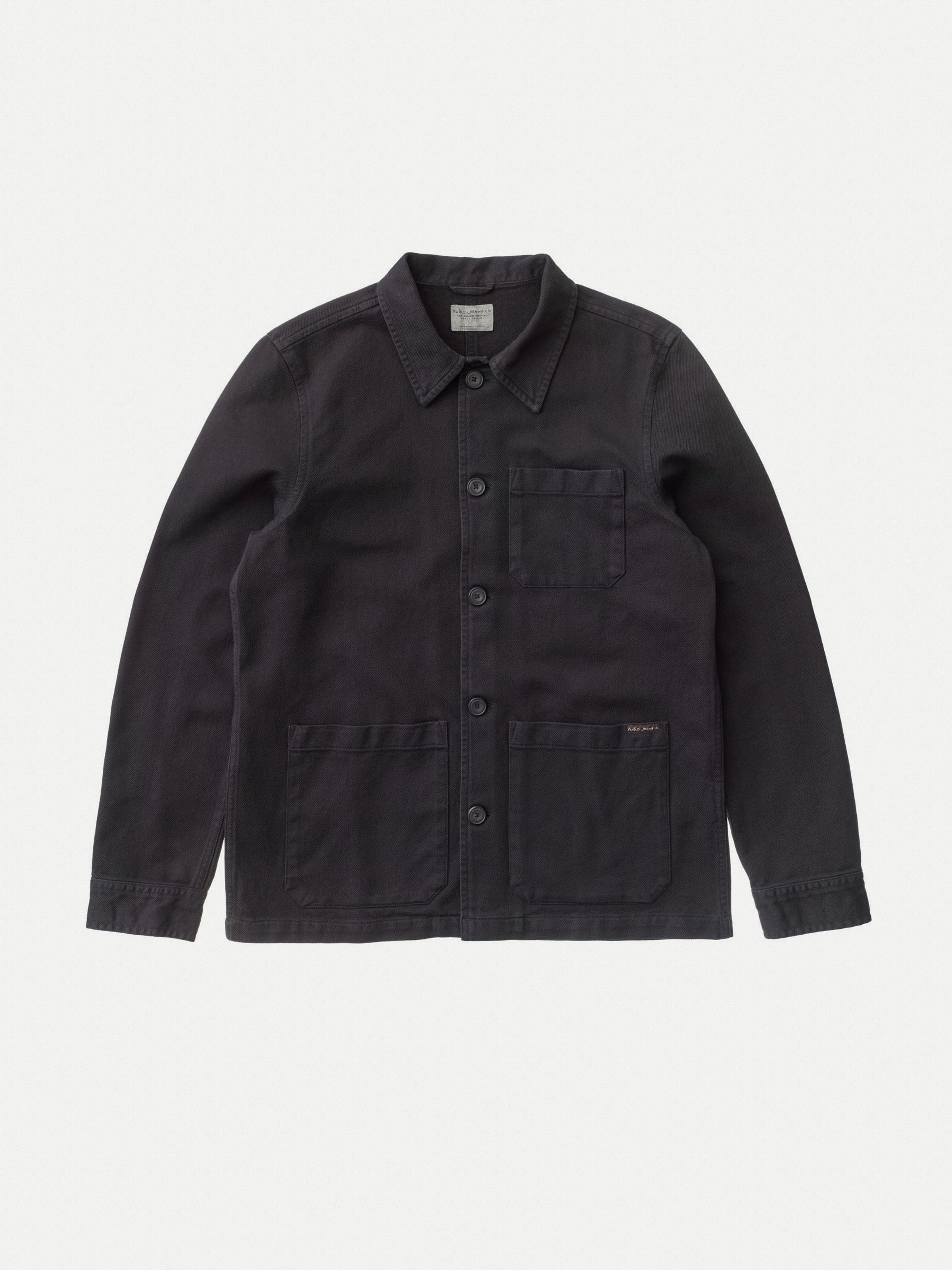 BARNEY WORKER JACKET - BLACK