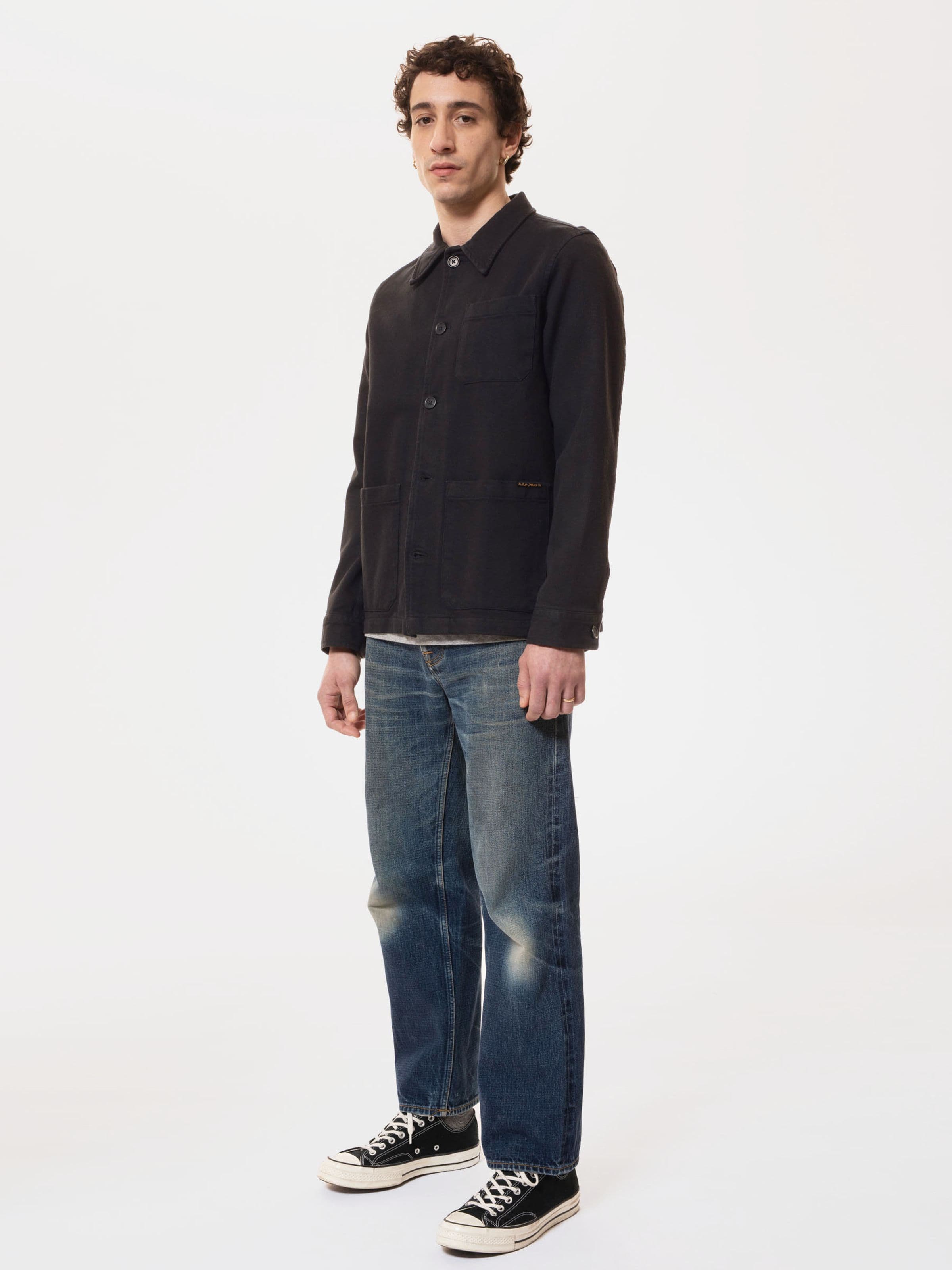 Barney Worker Jacket - Black