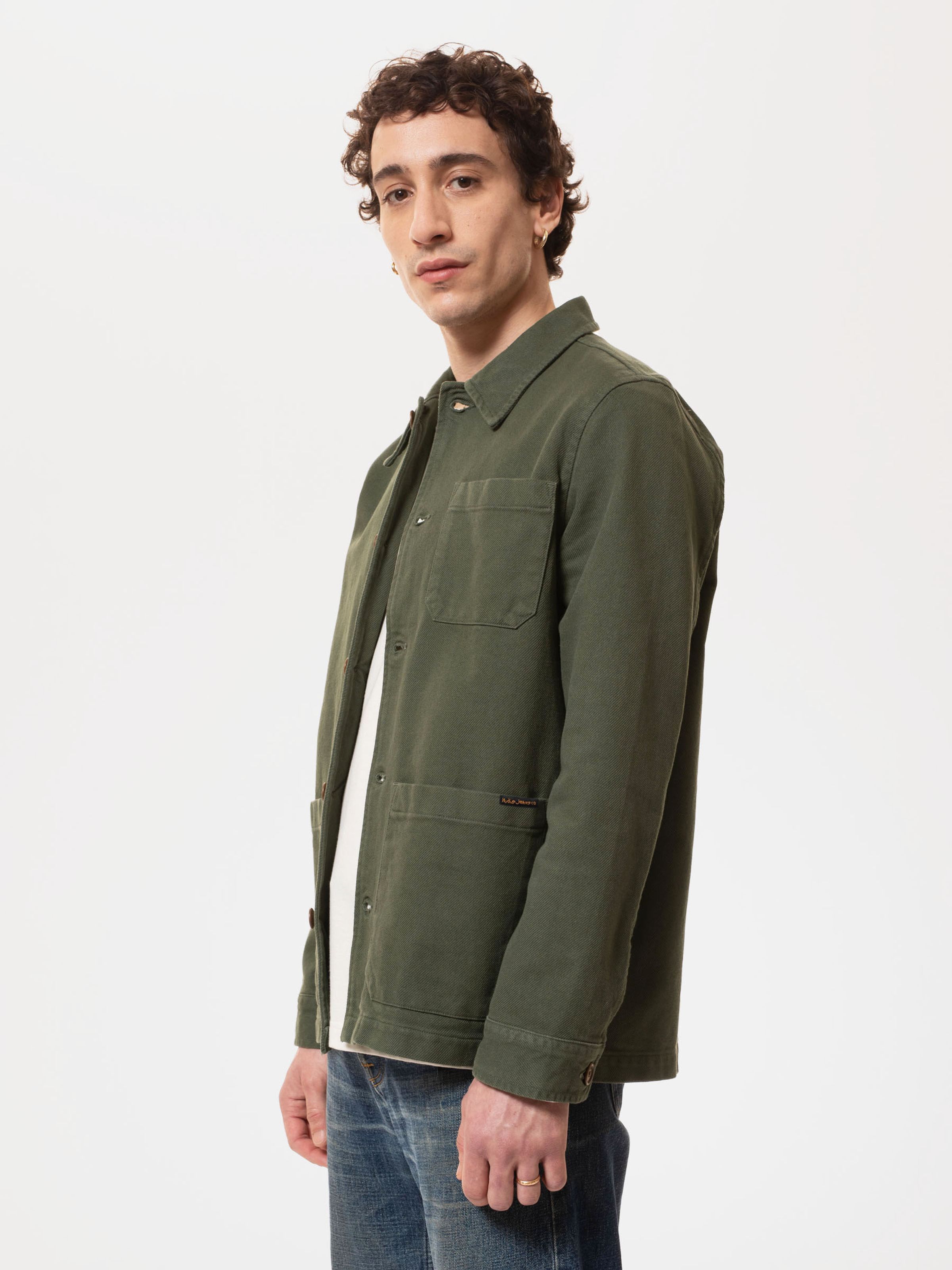 BARNEY WORKER JACKET - OLIVE