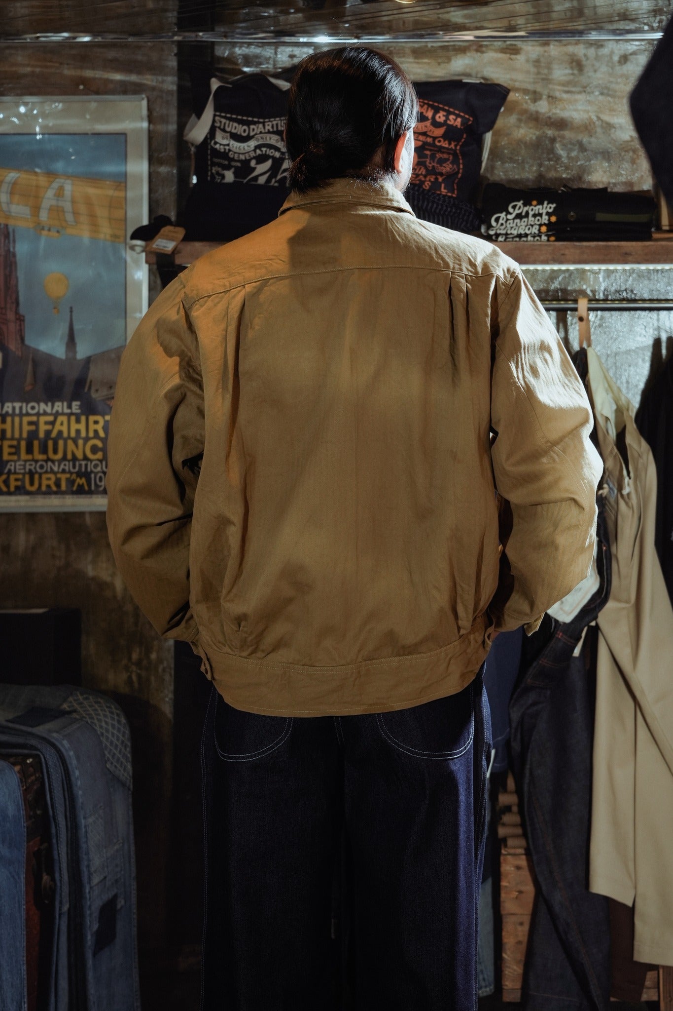 MECHANIC JACKET - KHAKI HBT