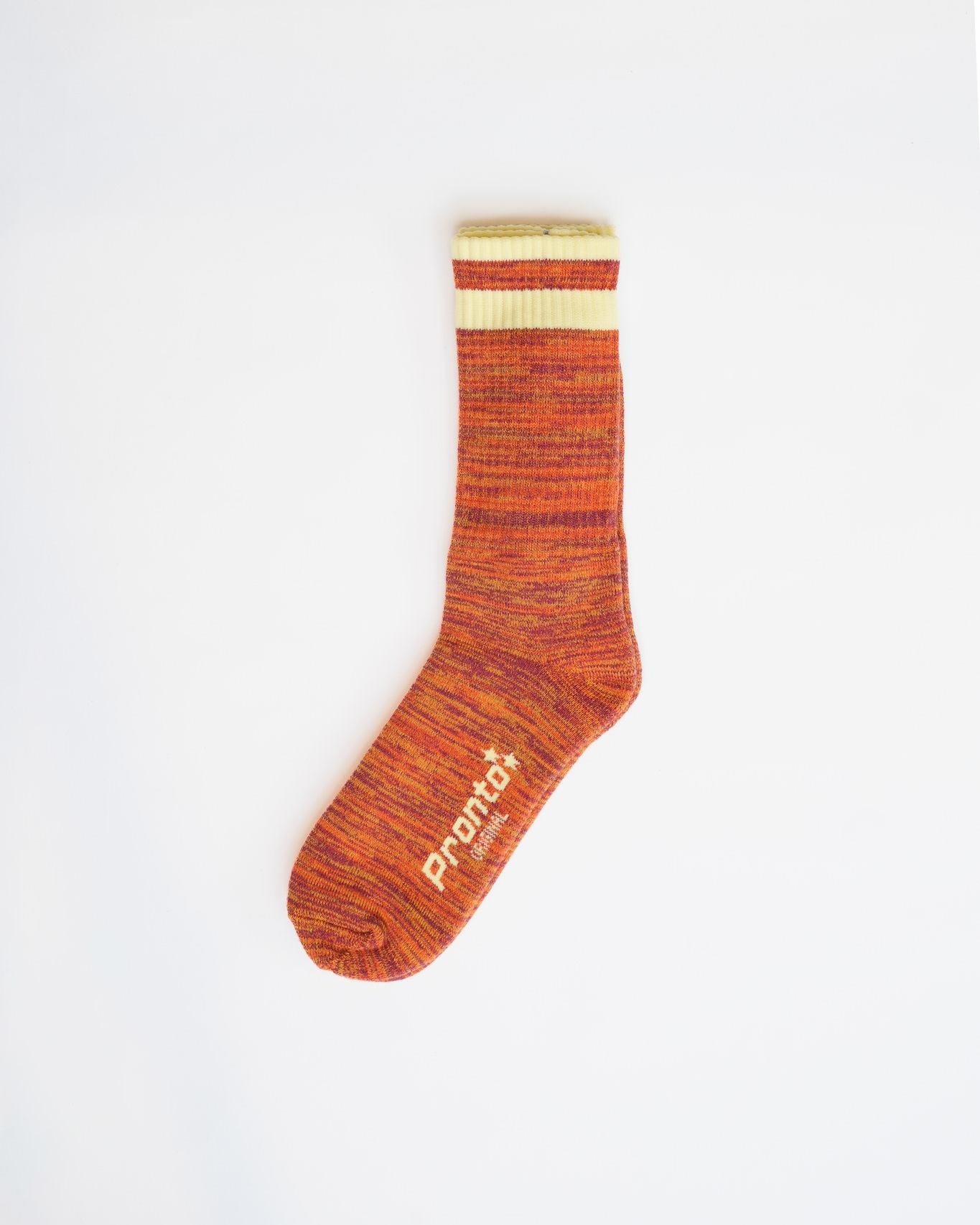 ORIGINAL COTTON SOCKS - MELANGE RED