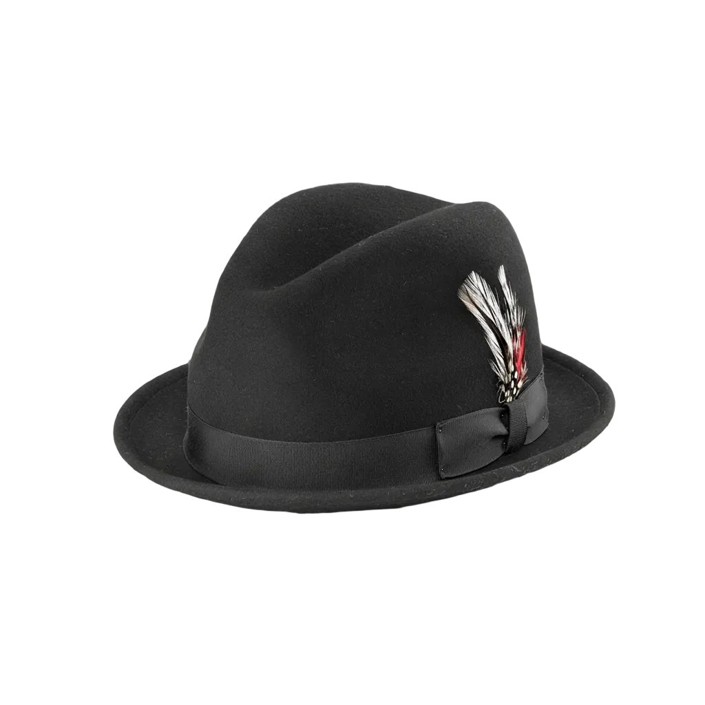 FELT FEDORA - BLACK