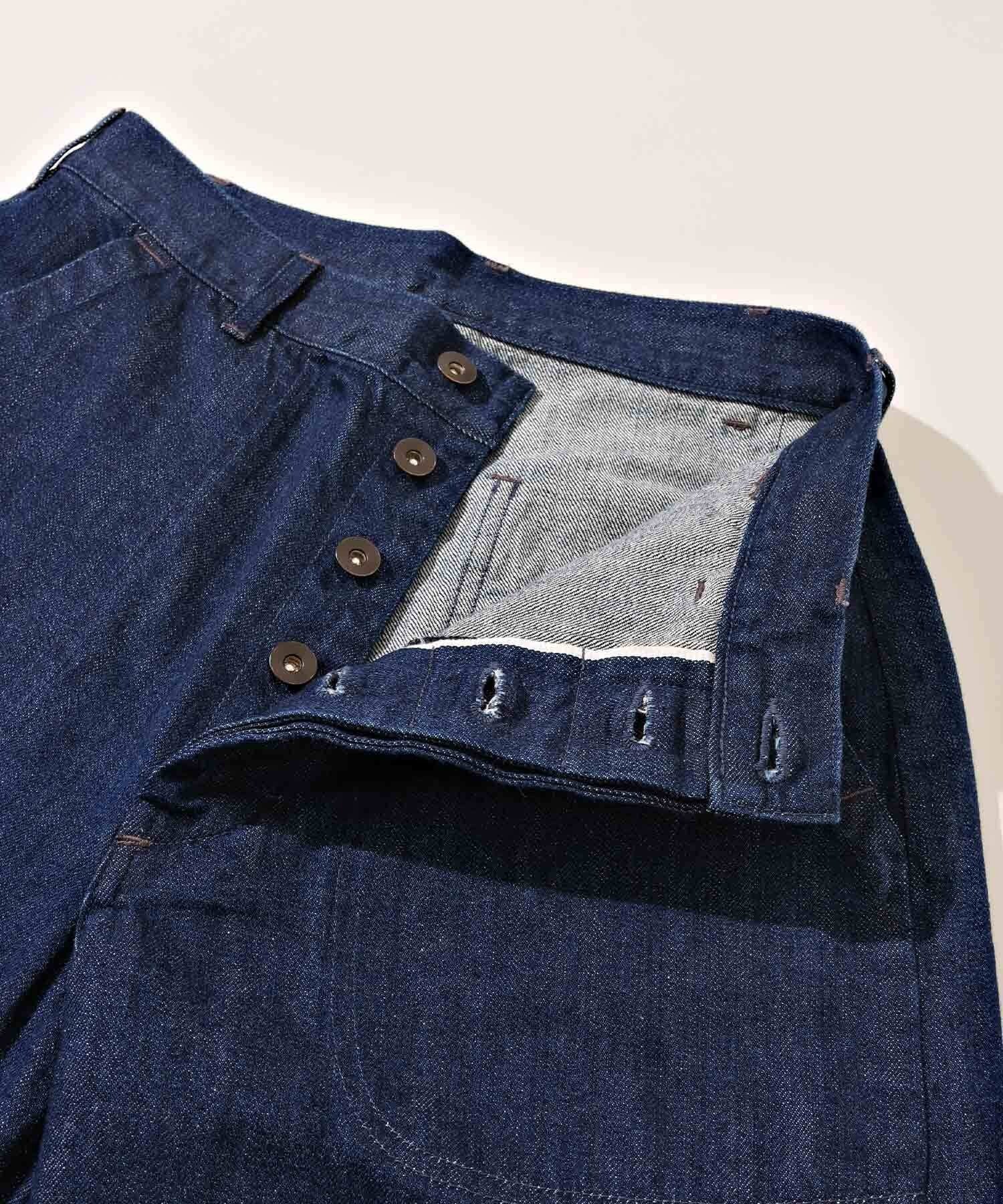 GS2449915 40S USN DENIM TROUSERS - INDIGO
