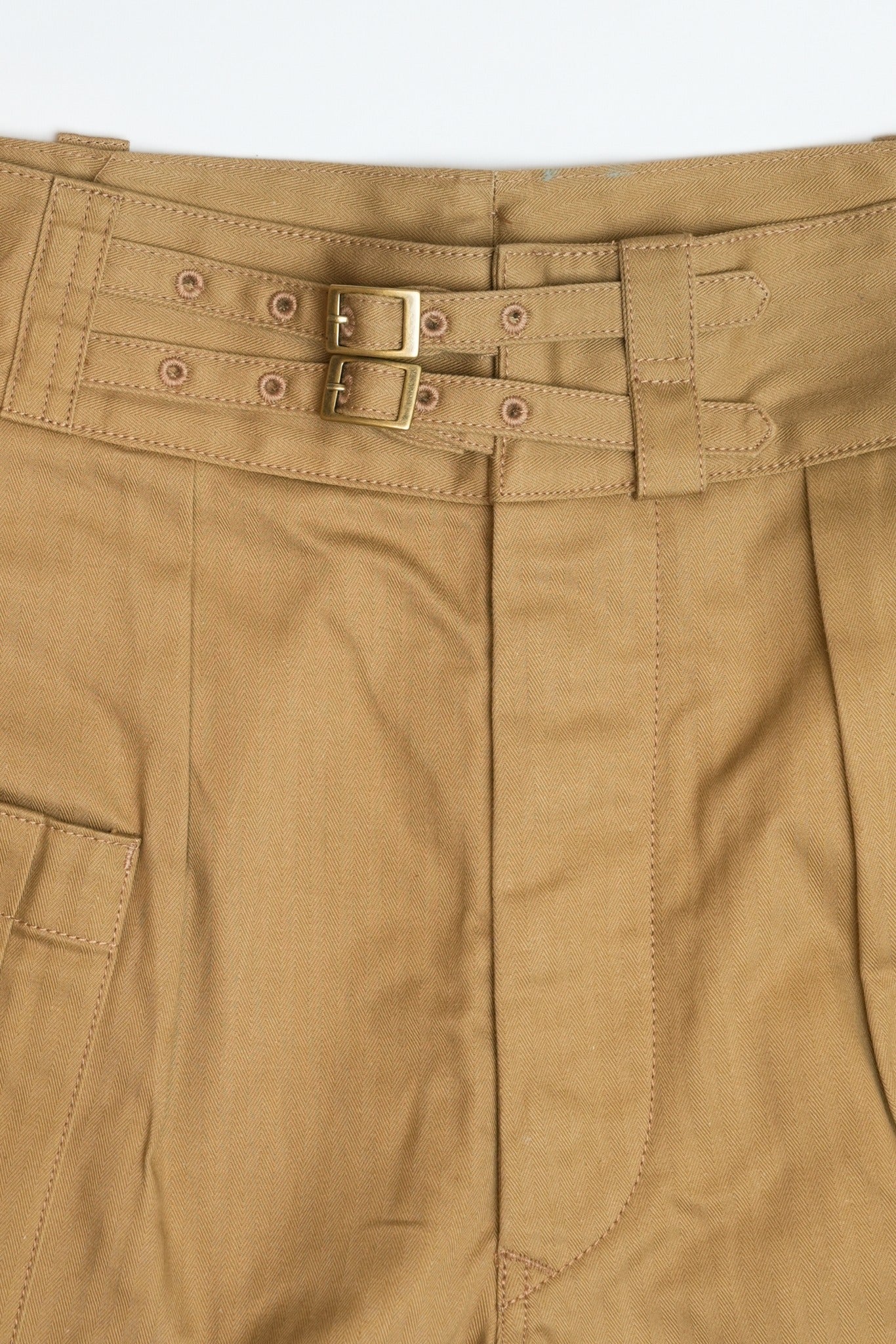 44 British Officer Shorts - KHAKI HBT