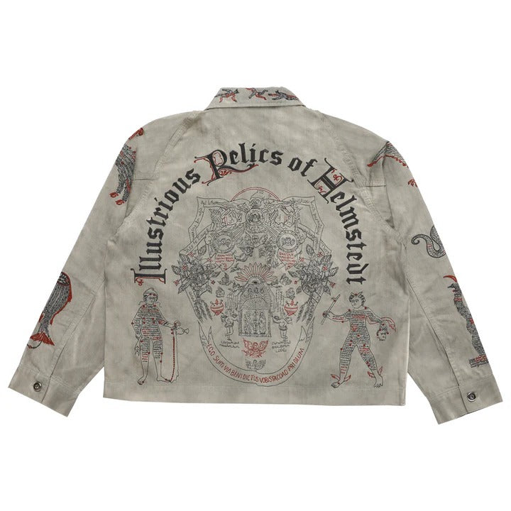 MEDIEVAL ZIP JACKET - GREY