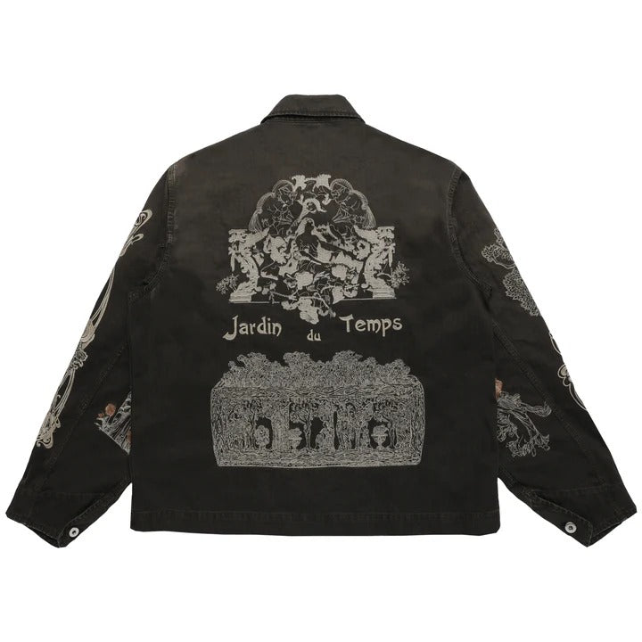 JARDIN CHORE JACKET - BLACK
