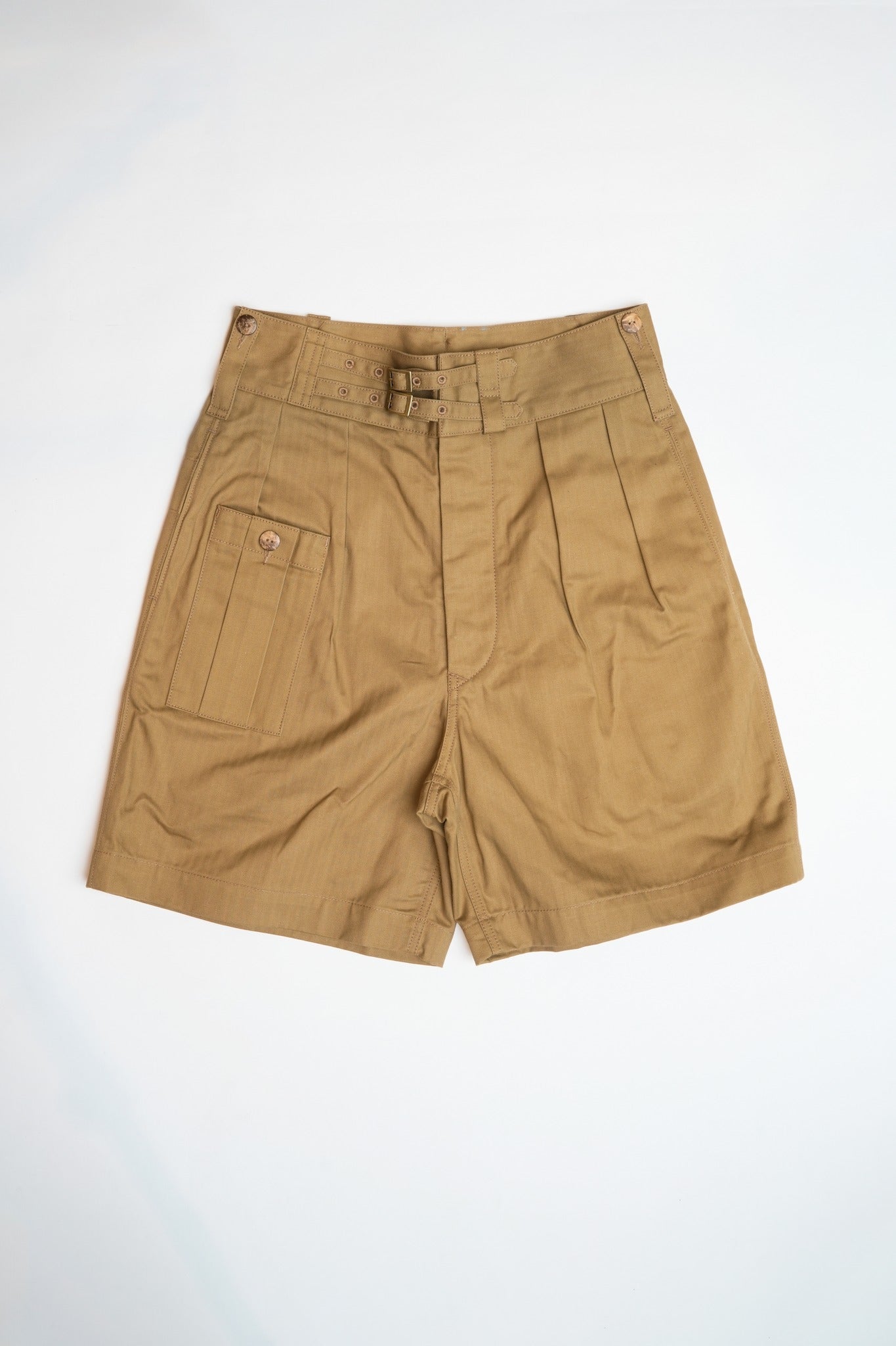 44 British Officer Shorts - KHAKI HBT