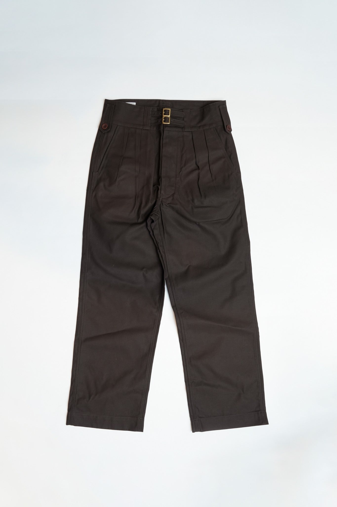 40's British Military Trousers - BROWN REVERSED