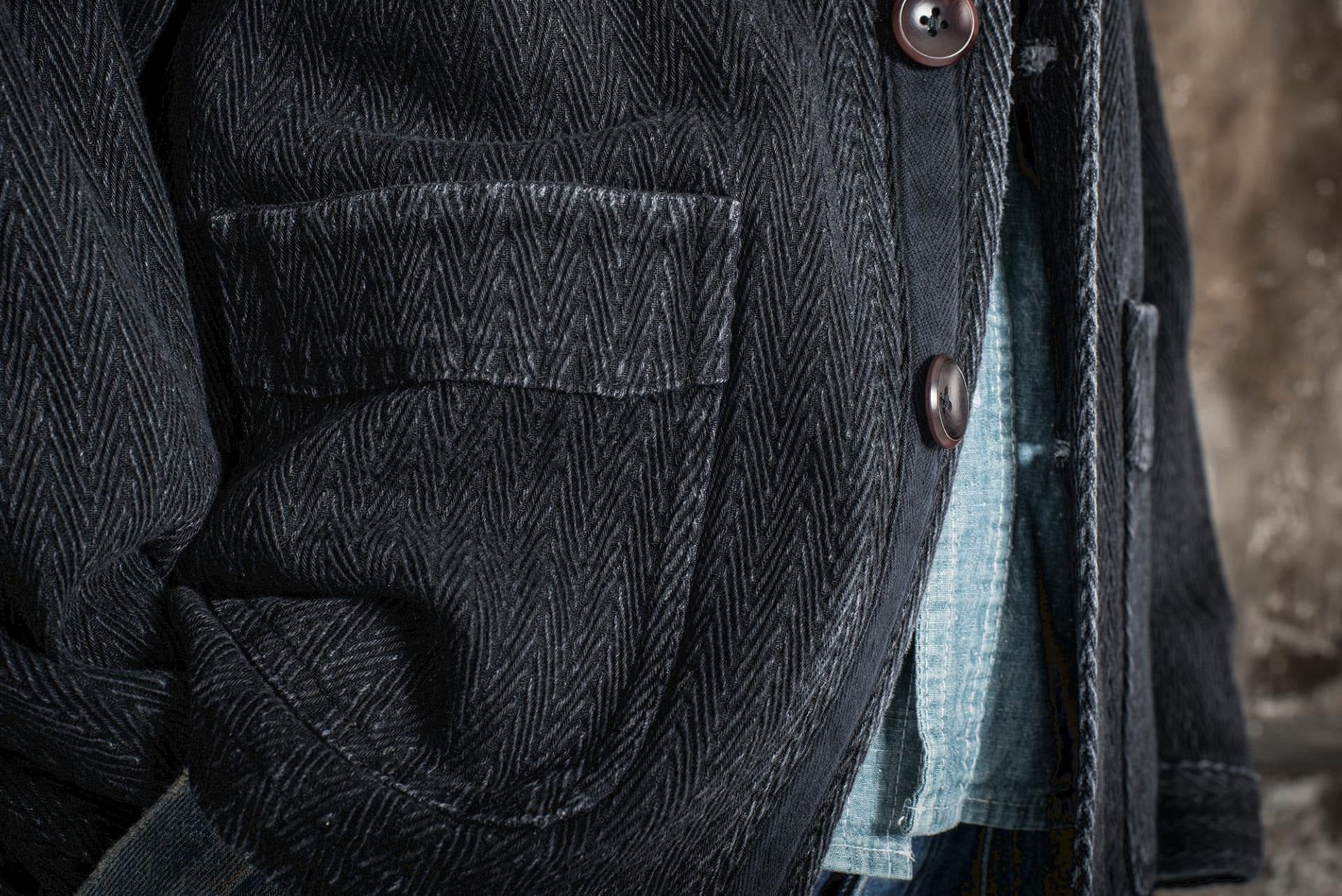 LE BOURGERON SASHIKO - NOIR