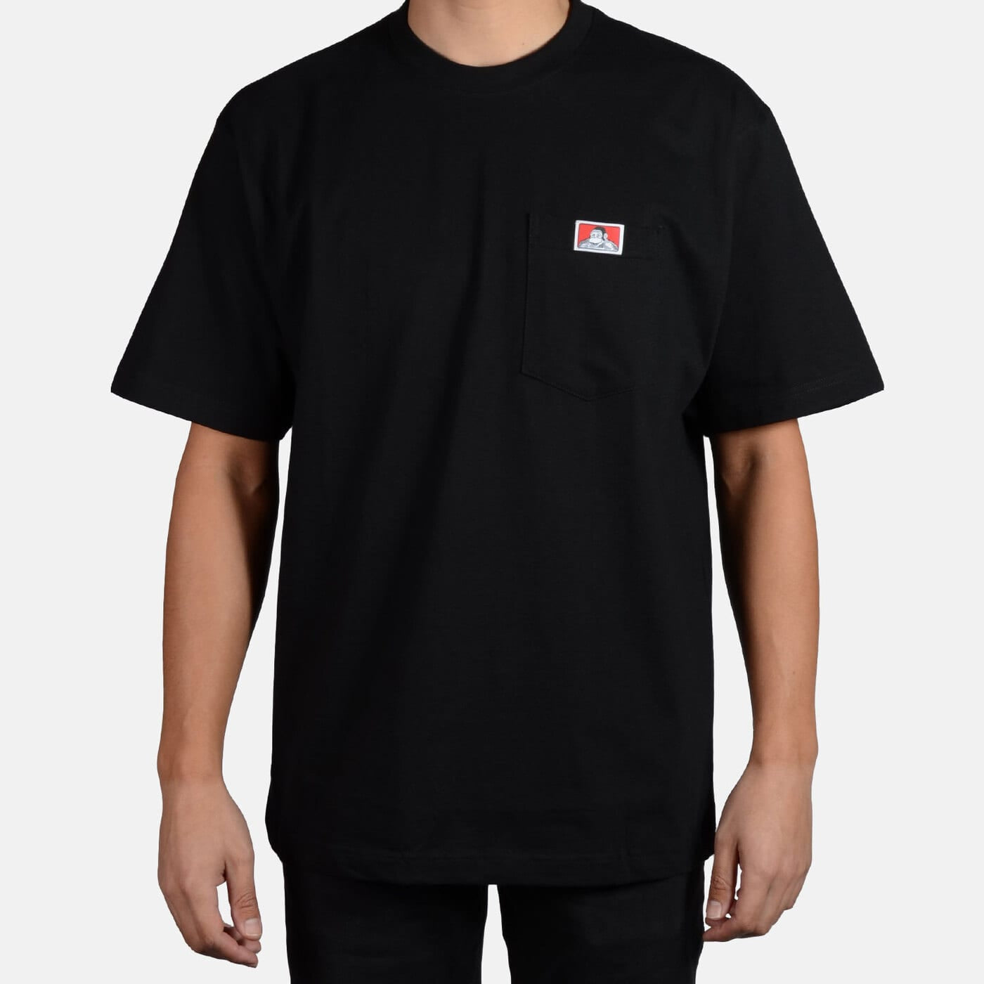 HEAVY DUTY POCKET TEE S/S - BLACK