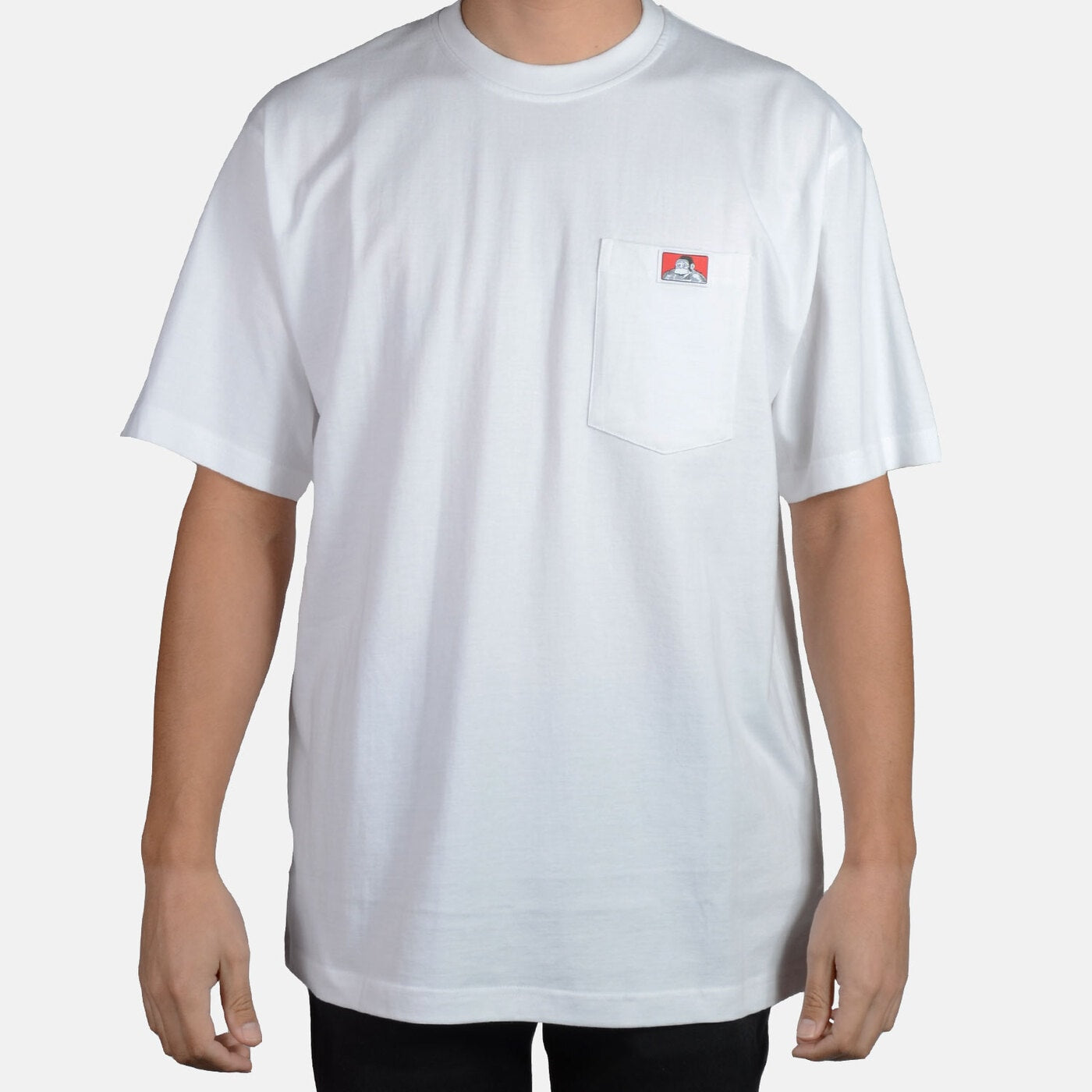 HEAVY DUTY POCKET TEE S/S - WHITE