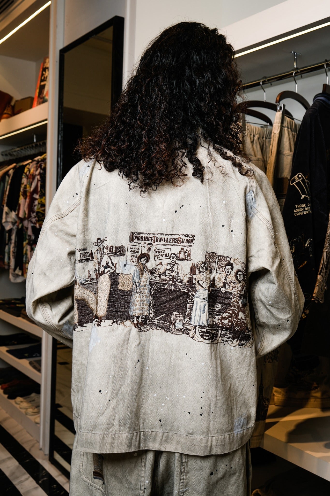 WESTERN ZIP JACKET - SMOKE GREY
