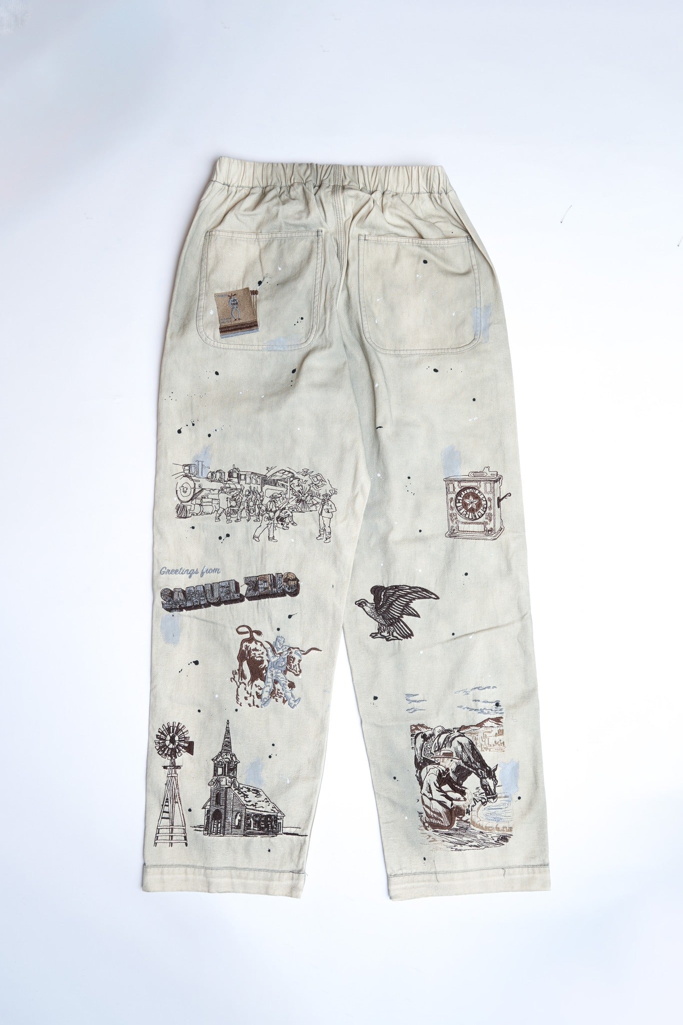 WESTERN PANT - SMOKE GREY