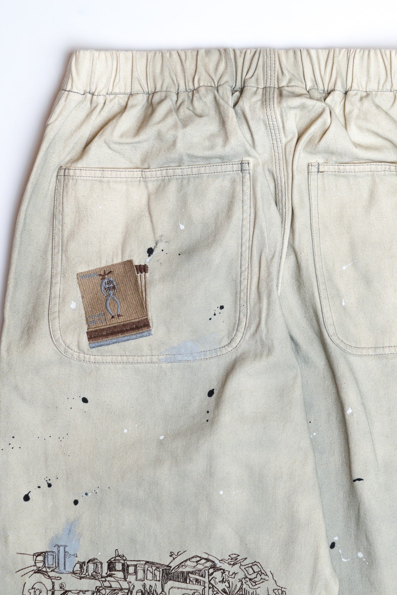 WESTERN PANT - SMOKE GREY