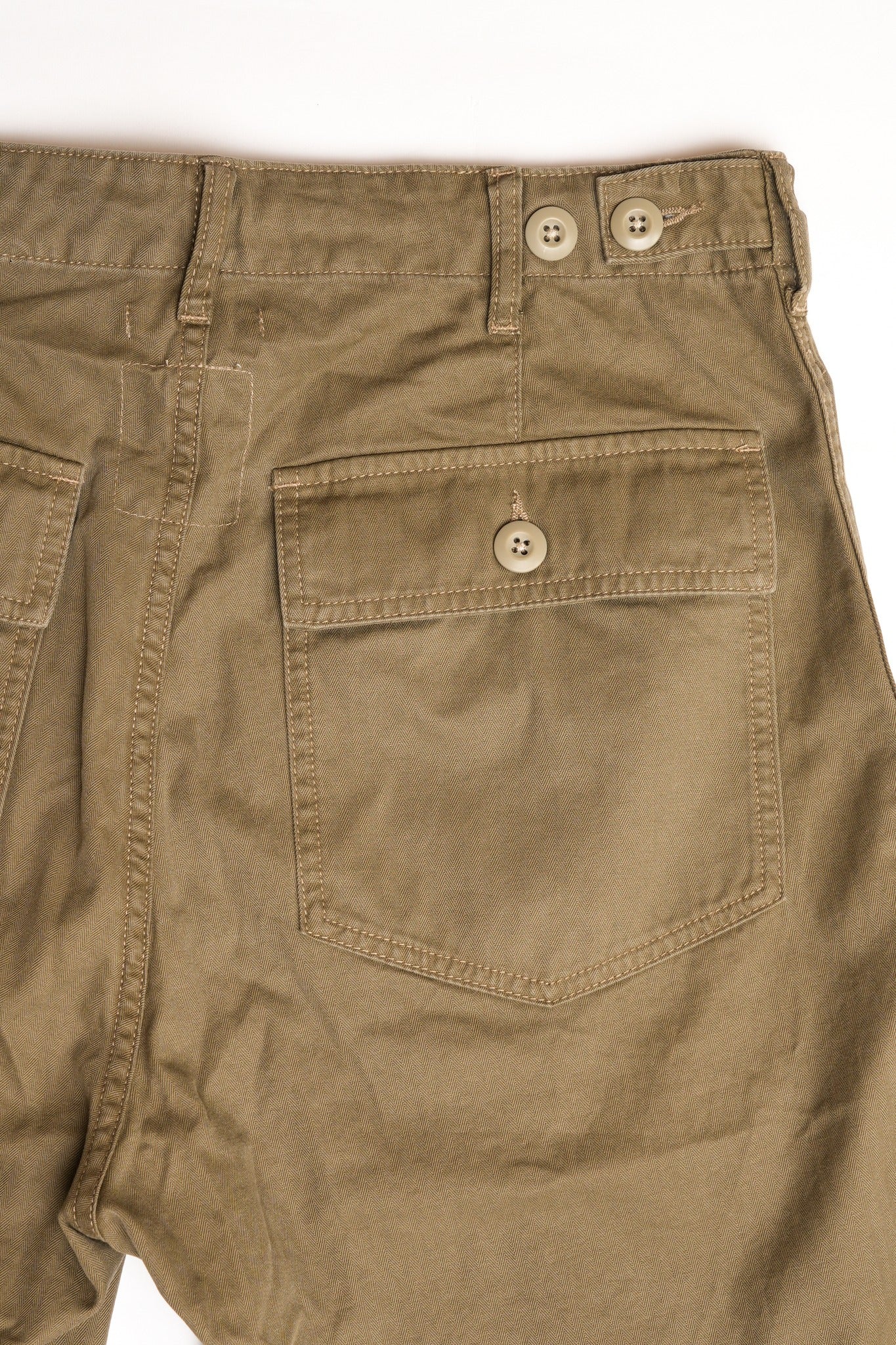 COTTON HBT BAKERS SHORT PANTS - GREEN