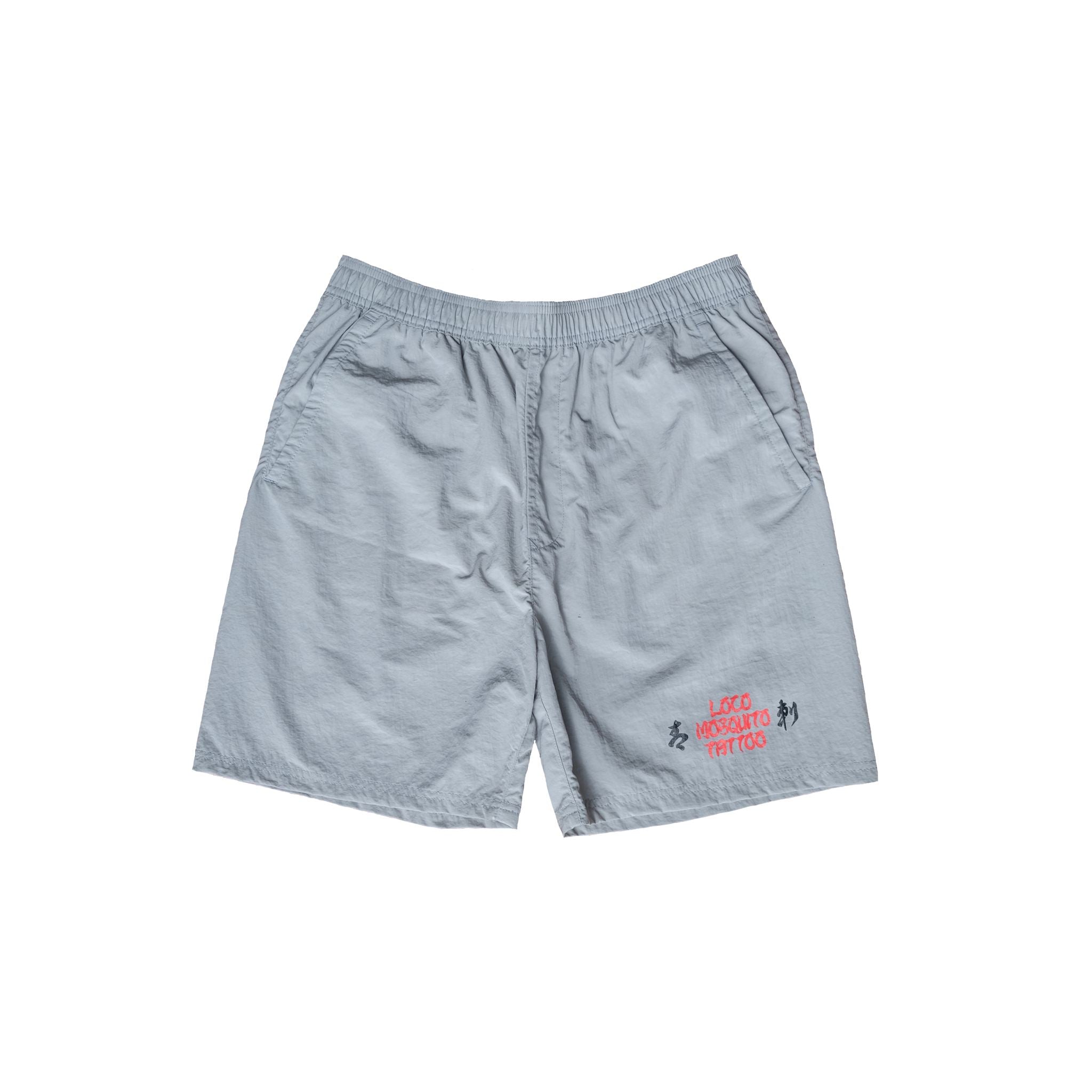 L. MOSQUITO TATTOO SHORTS - GREY