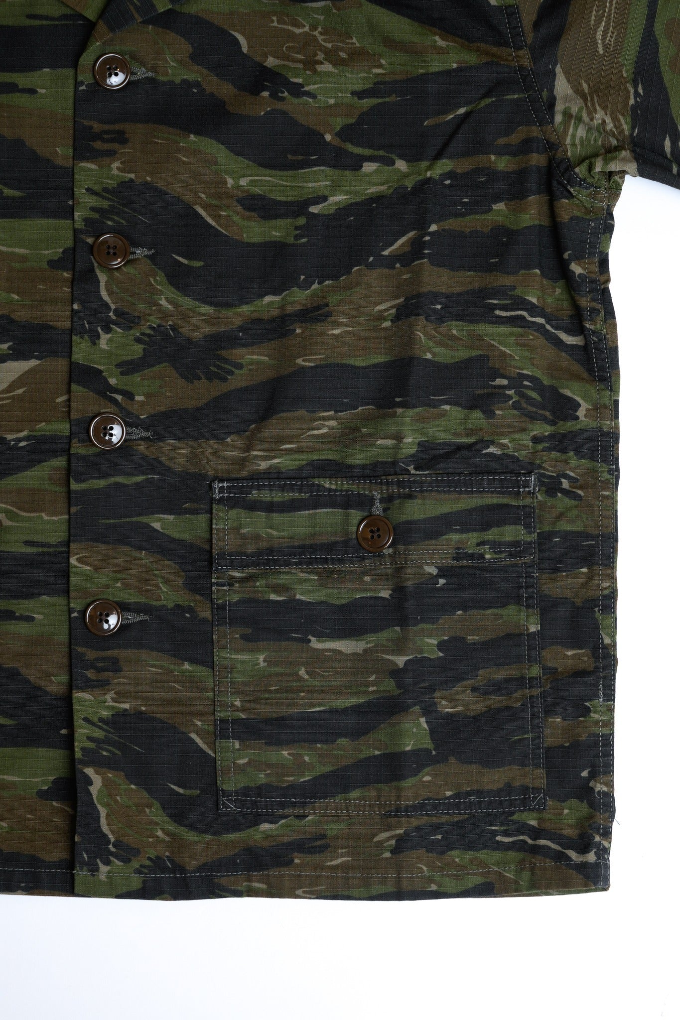TC RIP STOP TIGER CAMO FIELD JACKET - CAMO