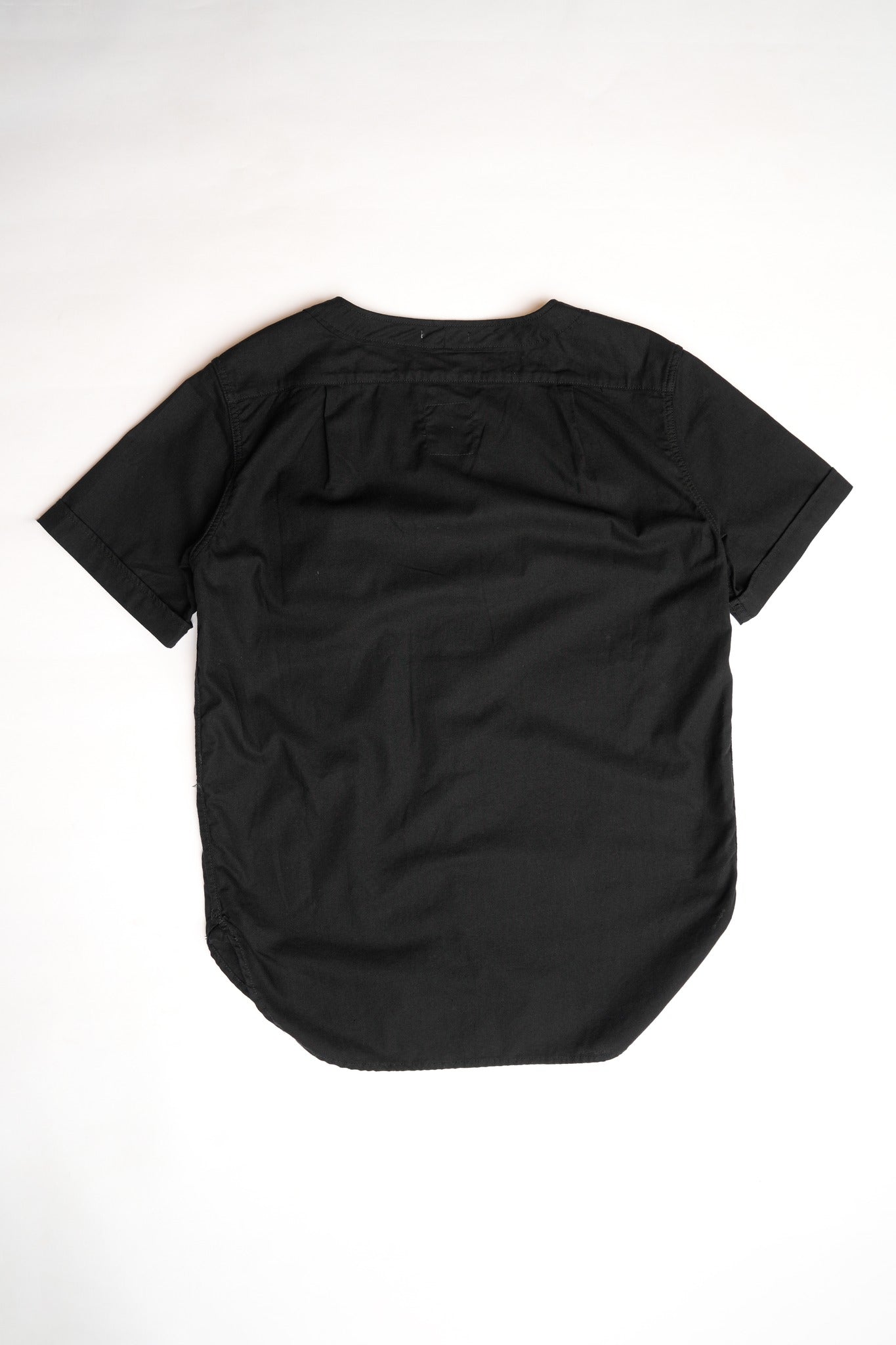 COTTON LINE VINTAGE BASEBALL SHIRT - BLACK