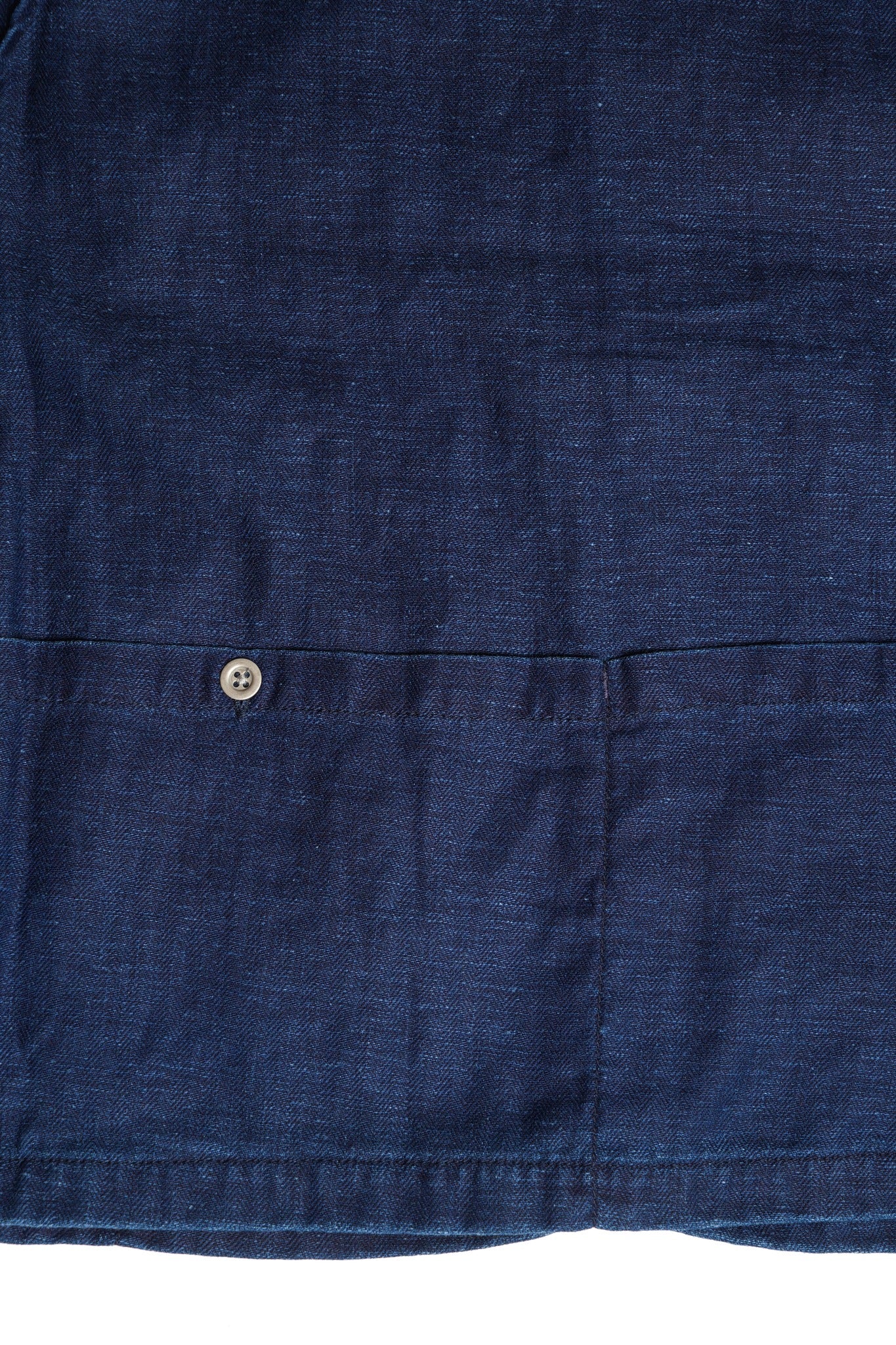 LINEN VINTAGE TOOL POCKET VEST - INDIGO