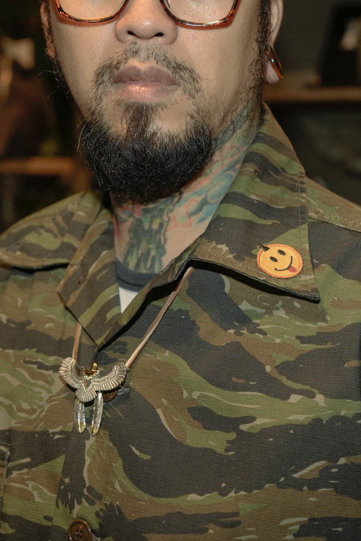 TC RIP STOP TIGER CAMO FIELD JACKET - CAMO
