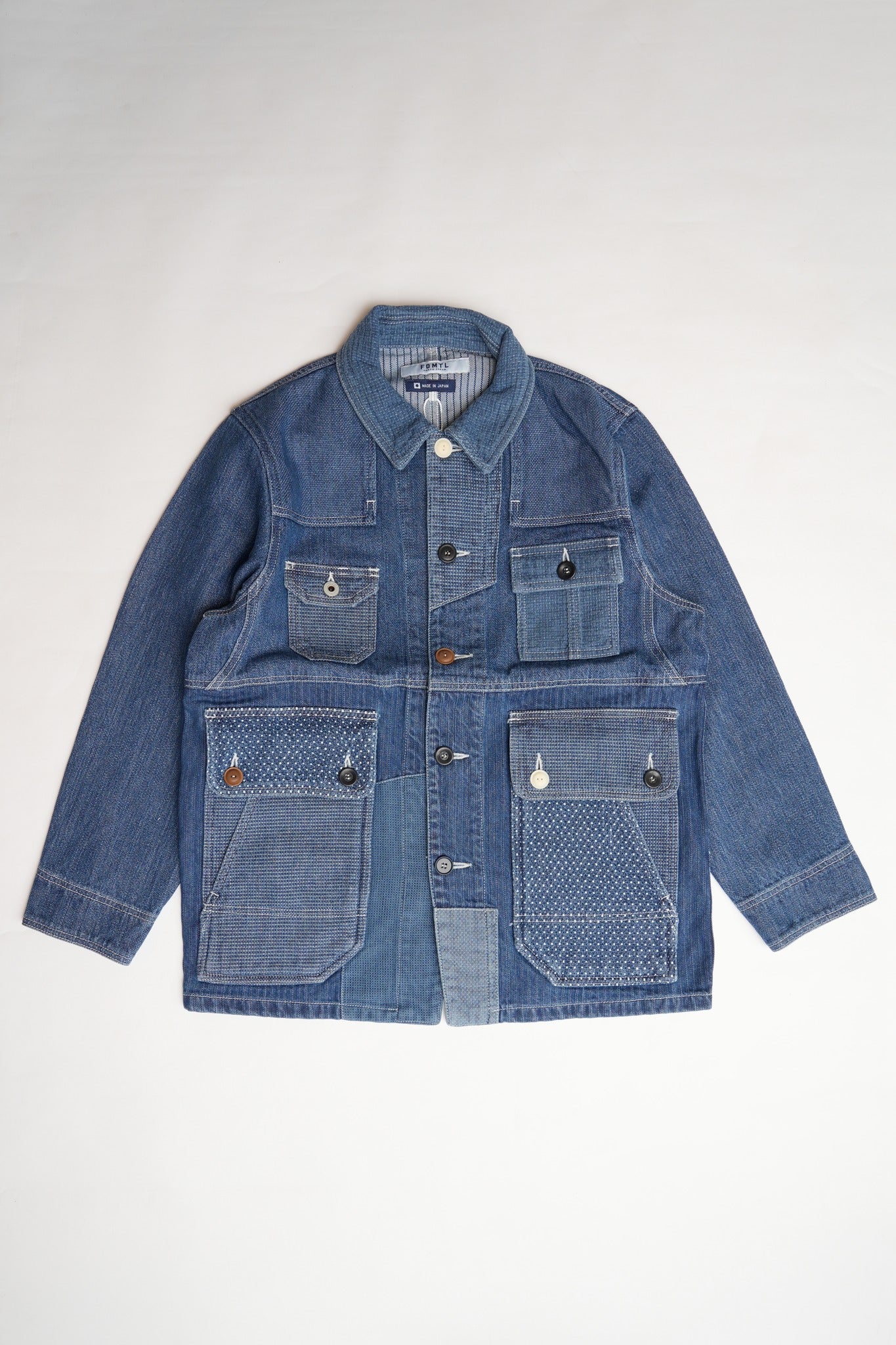 COVERALL JACKET 3YR WASH (AW25) - INDIGO
