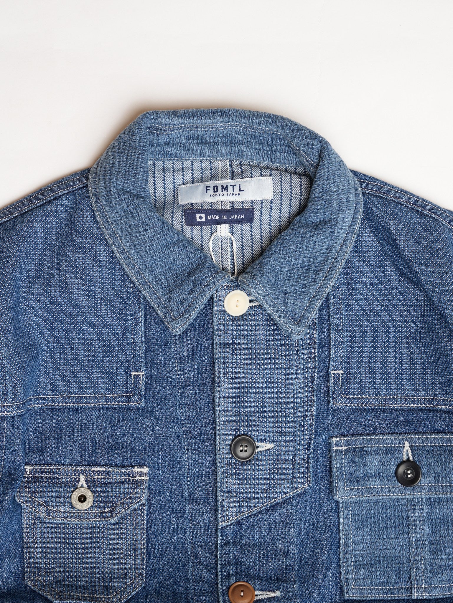 COVERALL JACKET 3YR WASH (AW25) - INDIGO